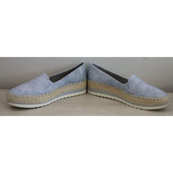 Dr. Scholl's Women's Sz 9M Blue Dawn Canvas Discovery Espadrille Loafers - Picture 6 of 12